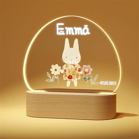 Luckor Personalised Gifts Night Lights Personalised Lamps With Names