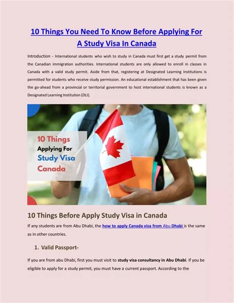 Ppt Things You Need To Know Before Applying For A Study Visa In