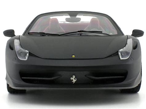 Ferrari 458 Italia Spider Black Escala 1 18 Hot Wheels Elite MODELICCIÓN