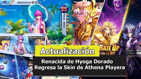 Saint Seiya Awakening KOTZ Actualización Renacida de Hyoga Divino