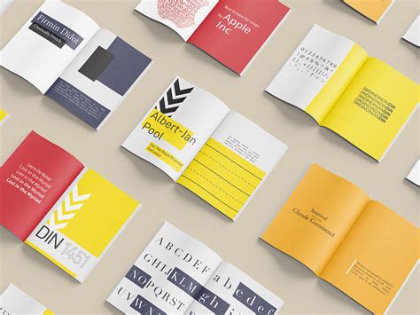 Typography Booklet Behance