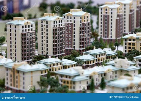 Building Miniatures Real Estate Stock Photo Image Of Miniature