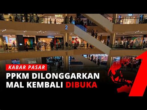 Mal Boleh Buka Di Wilayah PPKM Level 3 Dengan Kapasitas 25 Persen TvOne