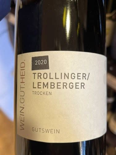 Weingut Heid Trollinger Lemberger Trocken Vivino Us