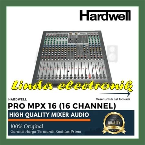 Mixer Audio Channel Hardwell Pro Mpx With Double Effect Lazada