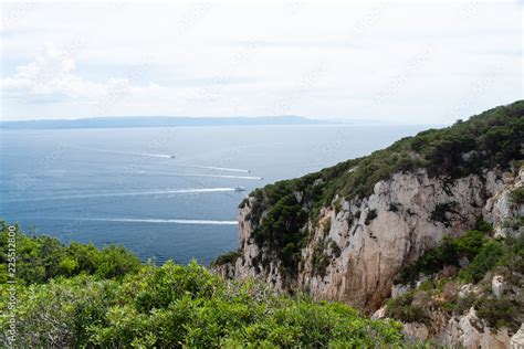 Landscape Near The Neptune Grotto Cave Grotta Di Nettuno In Alghero