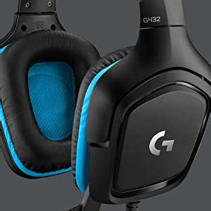 Logitech G432 Surround Sound Gaming Headset 7.1: Amazon.co.uk: Electronics