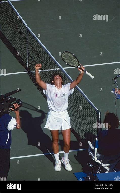 Gabriela sabatini us open 1990 hi-res stock photography and images - Alamy