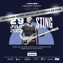 Sting Tickets, Tour Dates & Concerts 2025 & 2024 – Songkick