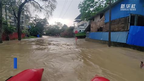 广西梧州：强降雨引发内涝 消防成功转移25人凤凰网视频凤凰网