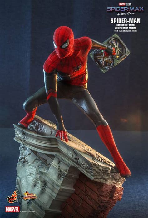 Figurine Hot Toys Spider Man Battling Version Movie Promo