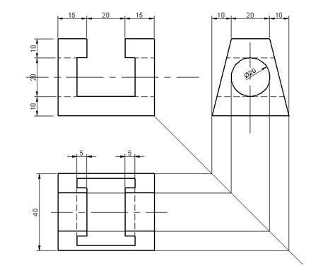 Engineering Drawing 2009: Isometric Drawing Asignment 1 - 4