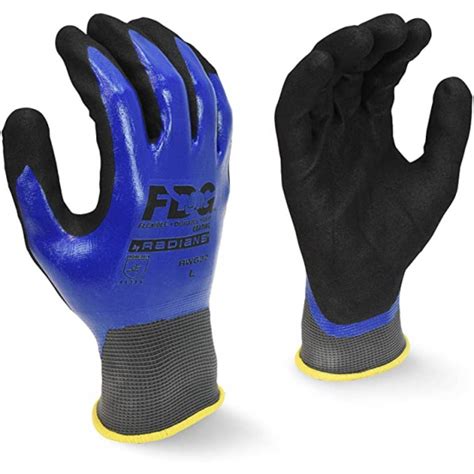 Guante De Nitrilo Impermeable Con Revestimiento Completo Guantes Sergo