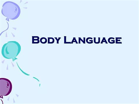 Ppt Body Language Powerpoint Presentation Free Download Id 3091422