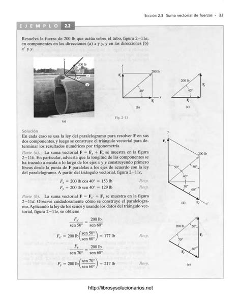 Mec Nica Vectorial Para Ingenieros Est Tica Hibbeler Ed Pdf