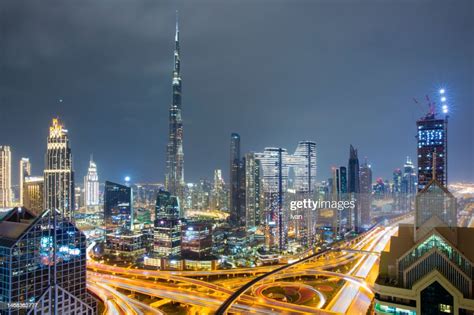 Night View Of The Burj Khalifa High-Res Stock Photo - Getty Images