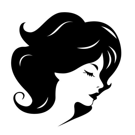 Woman Face Silhouette Vector Illustration 22781141 Vector Art At Vecteezy