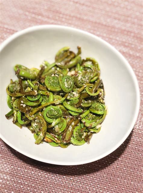 Fiddleheads In Garlic Lemon Butter Sauce — Newtrition New You