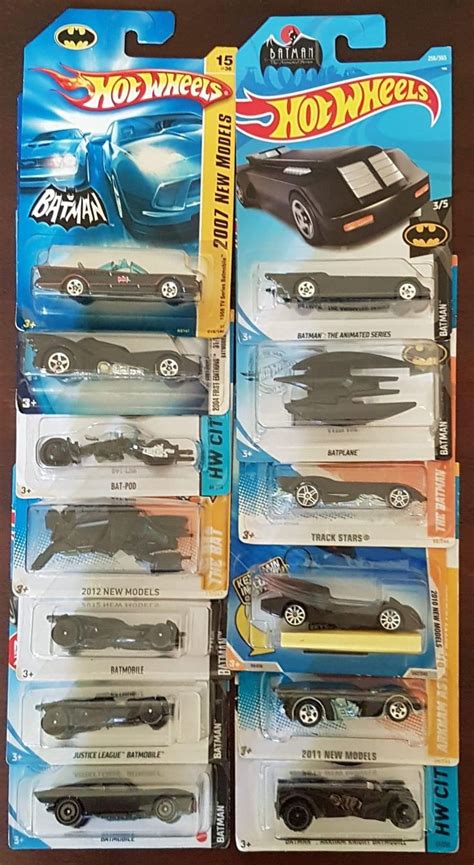 Hot Wheels Batman Cars In Package