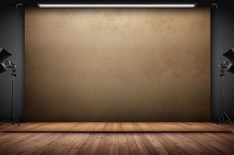 Premium Photo Brown Studio Backdrop Or Background