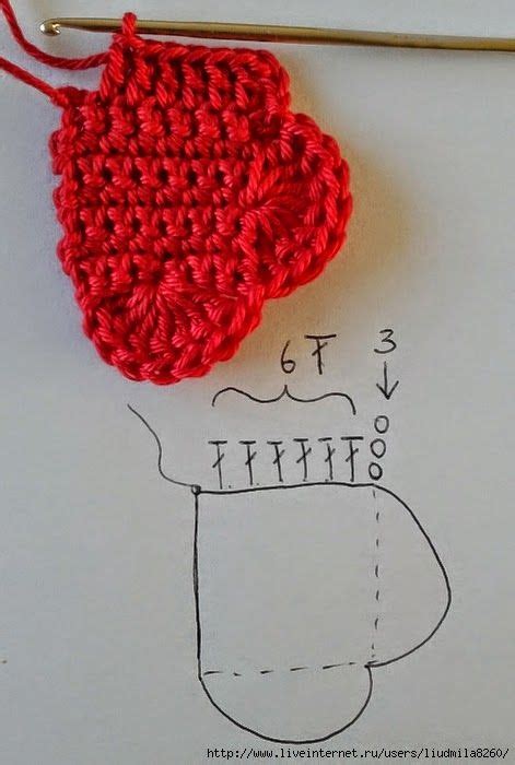 Paso A Paso De Corazones Al Crochet Idea Para Regalar Ganchillo