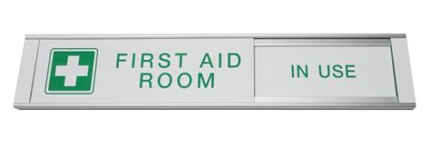 First Aid Room Door Sign