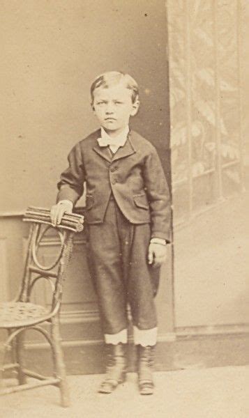 Young Boy Costume Fashion France Old Cdv Photo 1865 Vintage Children