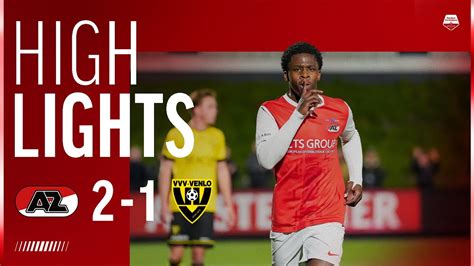 Impressive Win With 10 Men Highlights Jong AZ VVV Venlo YouTube