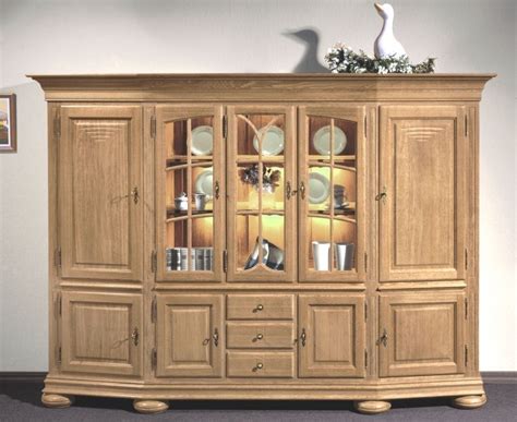 Wohnschrank Wohnzimmer Schrank Seeburg In Eiche Massiv Klassische