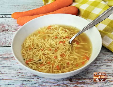 TAGLIOLINI IN BRODO VEGETALE LA CUCINA DI MARGE