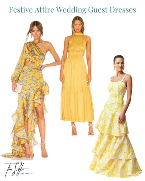 On The Hunt For A Yellow Wedding Guest Dress For A Festive Attire Dress