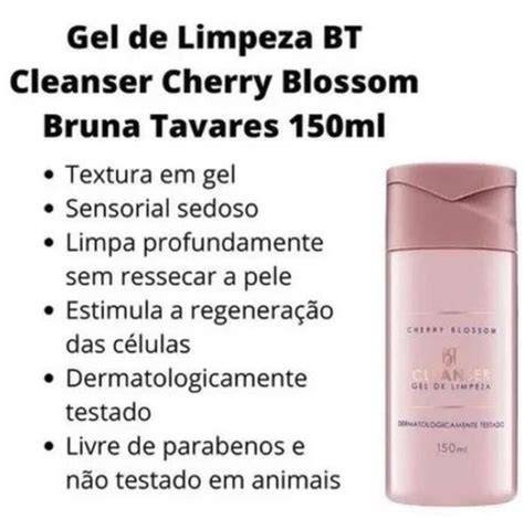 Gel De Limpeza Cleanser Cherry Blosson Bt Bruna Tavares Mi Store