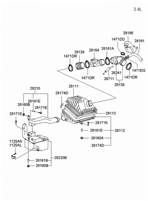 28174 38100 Genuine Hyundai Clamp