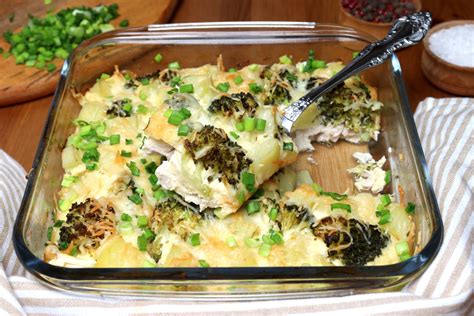 Chicken Broccoli Potato Casserole Recipe With Photo