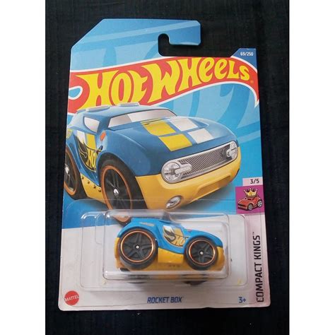 Jual Hot Wheels Rocket Box Compact Kings Blue Shopee Indonesia