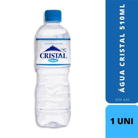 Agua Sem Gas Mineral Cristal Garrafa 510 Ml Unidade Full Água Mineral