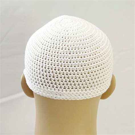 Crochet Kippah Kippot Jewish Kipa Hand Crochet Cotton Adult Yarmulke ...