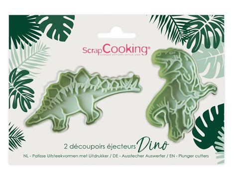 Scrap Cooking Er Set Ausstechformen Dino Maison Truffe Ag