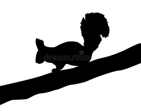 Outline Squirrel Tattoo Stock Illustrations – 263 Outline Squirrel ...