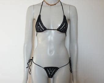 Extreme Micro Bikini Top Crochet Bikini Top Sexy Bikini Top Trangscrochet Etsy