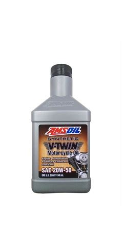 AMSOIL 20W 50 Synthetic V Twin Motorcycle Oil