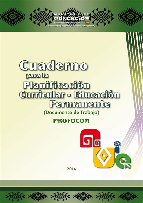 PDF Cuaderno Minedu Gob Bo PROFOCOM Cuaderno Para La