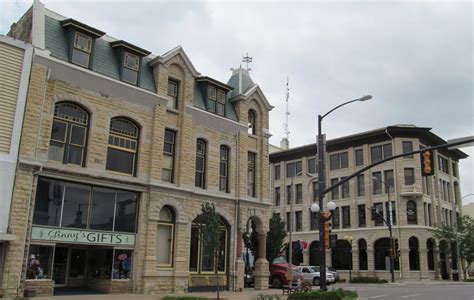 define downtown   corner  main street  highway