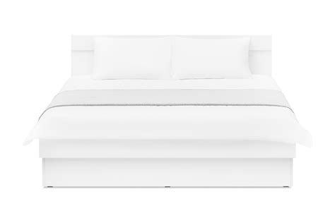 Купить Кровать Челси белый глянец холодный арт. 08-111611 140х200 см ...