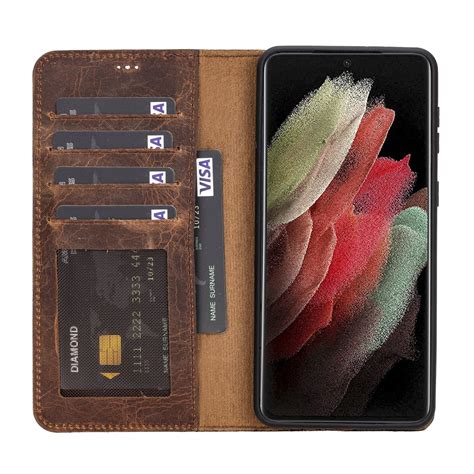 Samsung Galaxy S21+ detachable Full Grain Leather wallet case – Bayelon