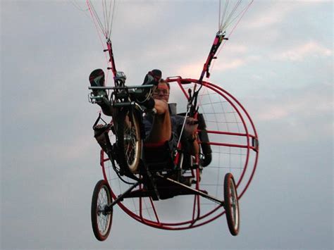 The Fresh Breeze Flyke A Bicycle Wheeled Trike For Powered Paragliding