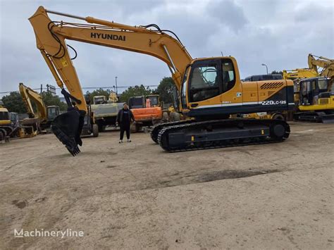 Hyundai R Lc S Tracked Excavator For Sale China Shanghai Zx