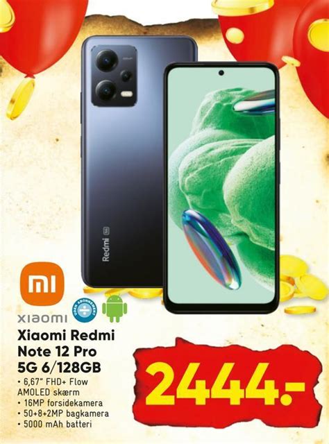 Xiaomi Redmi Note 12 Pro 5g 6 128gb Tilbud Hos Bilka