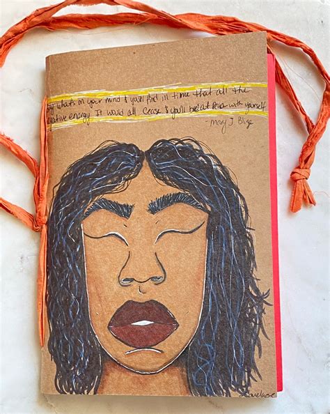 Peace of Mind: My Life Handmade Tea Stained Paper Notebook Gift