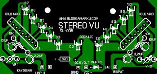 Skema Rangkaian Led Vu Display PCB BLOGKAMARKU